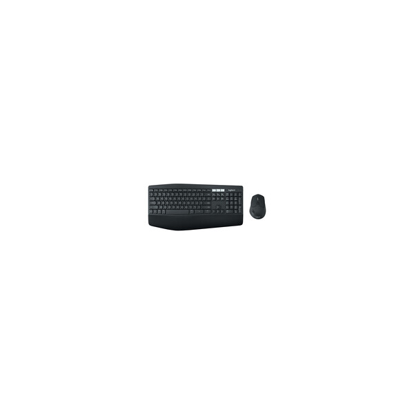 Logitech MK850 Performance Wireless Keyboard and Mouse Combo - Volle Größe (100%) - Kabellos - RF Wireless + Bluetooth - Schwarz - Weiß - Maus enthalten