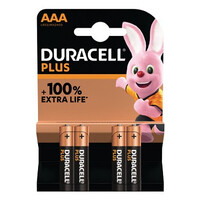Duracell Plus-AAA(MN2400/LR03) BOOST K4