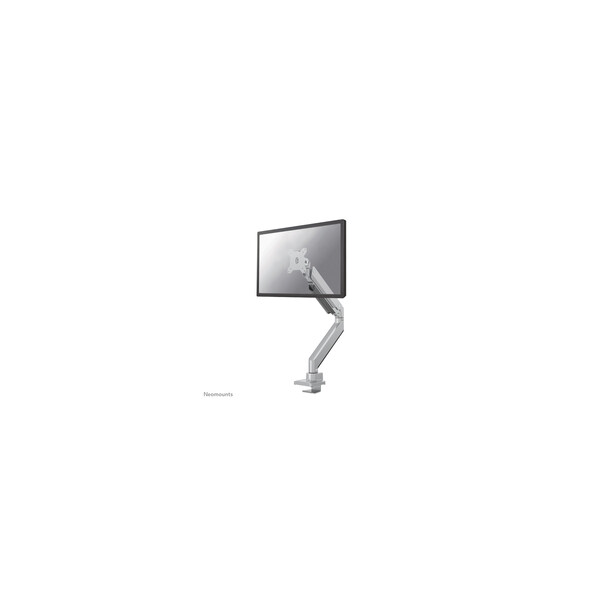 Neomounts NM-D775SILVER Monitorarm 10-32" - Gasfeder - Topfix - 180°-Stopp - Klemme/Durchführung - 15 kg - 25,4 cm (10") - 81,3 cm (32") - 100 x 100 mm - Silber