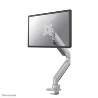 Neomounts NM-D775SILVER Monitorarm 10-32" - Gasfeder - Topfix - 180°-Stopp - Klemme/Durchführung - 15 kg - 25,4 cm (10") - 81,3 cm (32") - 100 x 100 mm - Silber