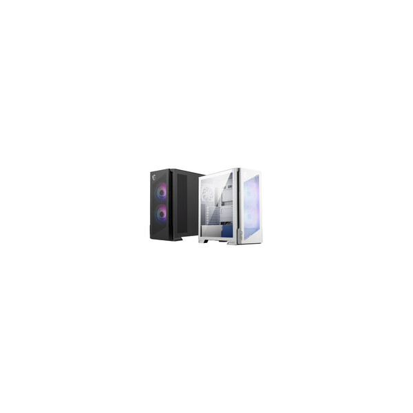 MSI MPG VELOX 300R Airflow PZ Midi Tower Gaming Gehäuse, Seitenfenster, Weiß