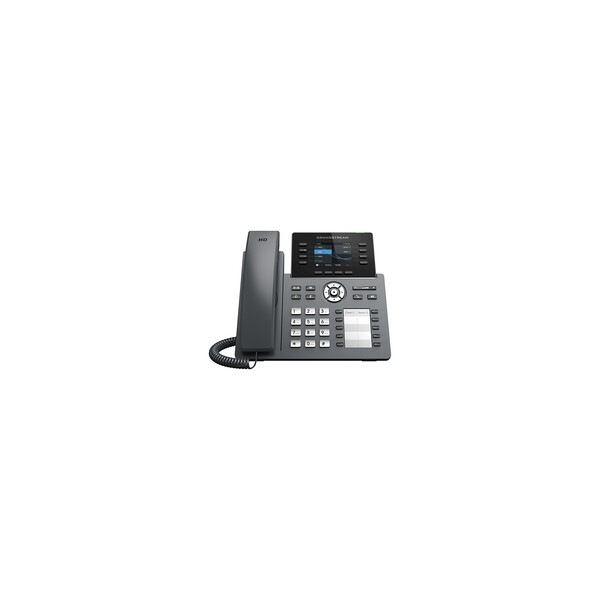 Grandstream GRP2634 - IP-Telefon - Schwarz - Kabelgebundenes Mobilteil - Im Band - Außerhalb des Bandes - SIP-Info - Supervisor - Benutzer - 8 Zeilen