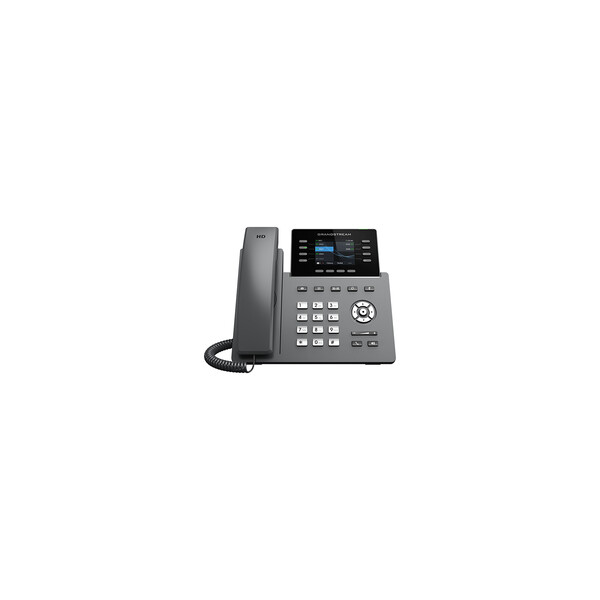 Grandstream GRP2624 - IP-Telefon - Schwarz - Kabelgebundenes Mobilteil - Im Band - Außerhalb des Bandes - SIP-Info - Supervisor - Benutzer - 8 Zeilen