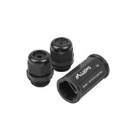 Lanberg AD-RJ45-OS6-IP67 - RJ-45 - RJ-45 - Schwarz