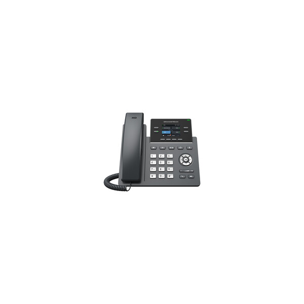 Grandstream GRP2612G - IP-Telefon - Schwarz - Kabelgebundenes Mobilteil - 4 Zeilen - LCD - 6,1 cm (2.4")