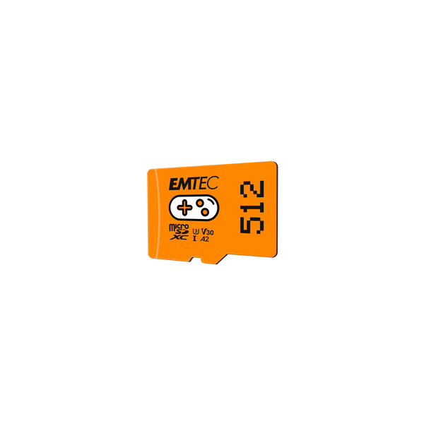 EMTEC mSD UHS I U3 V30 A2 Gaming Orange - Secure Digital (SD)