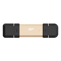 Silicon Power USB Stick DS72 Typ A+C 1050/`s Gold