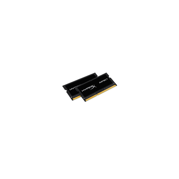 HyperX 16GB DDR3-1600 - 16 GB - 2 x 8 GB - DDR3 - 1600 MHz - 204-pin SO-DIMM - Schwarz