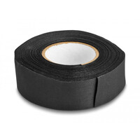 Delock Gewebeband 25 m x 25 mm reißbar selbstklebend schwarz - Schwarz - Isolierend - Polyethylenterephthalat - 25 m - 25 mm