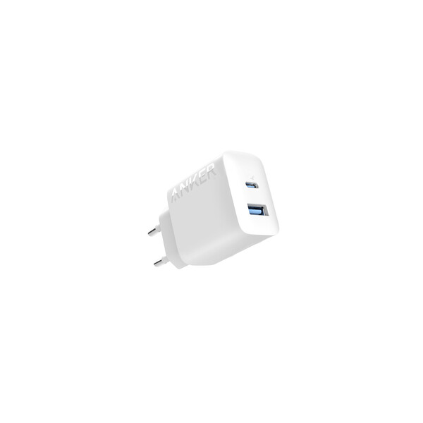 Anker Innovations 312 - Netzteil - 20 Watt - PD - 2 Ausgabeanschlussstellen USB 24 pin USB-C