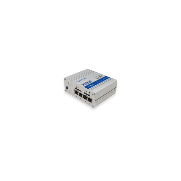 Teltonika RUTX09 - Ethernet-WAN - SIM-Karten-Slot - Aluminium