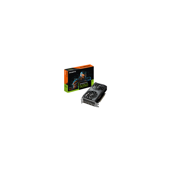 Gigabyte GeForce RTX 5050 WINDFORCE OC 8G Grafikkarte - 8GB GDDR6, 128bit, PCI-E...