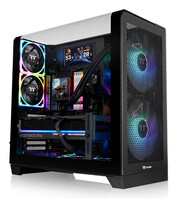Thermaltake Geh View 390 Air Midi Tower Black retail - Midi/Minitower - ATX