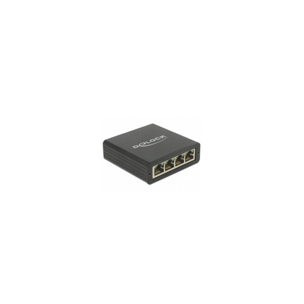 Delock 62966 - Schwarz - Metall - 0,8 m - 73 x 72 x 23 mm - 1 Stück(e) - USB