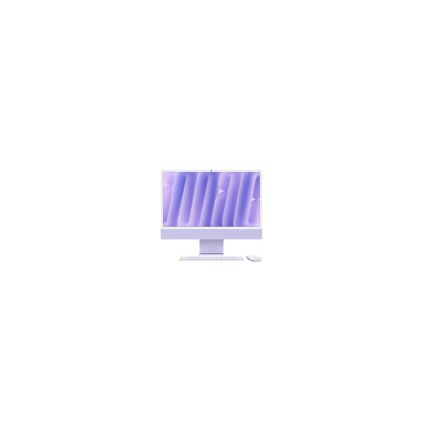Apple iMac Z1EU 59.62cm Standardglas M4 10C CPU/10C GPU/16C n.E. SSD Gbit Eth MM MaKey TID DE Violett