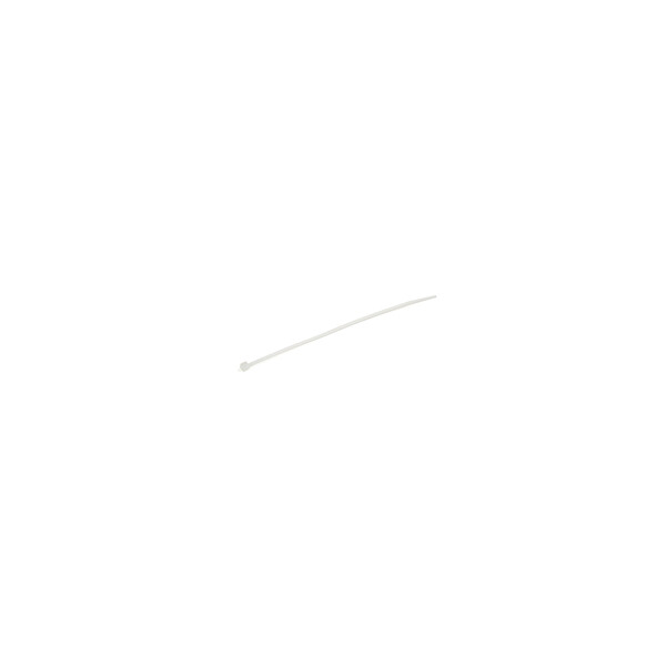 StarTech.com 15 cm Kabelbinder - 3 mm breit - 39 mm Bündeldurchmesser - 18 kg Zugfestigkeit - selbstsichernde Nylon-Kabelbinder mit gebogener Spitze - 94V-2/UL geprüft - weiß - 1000 Stück - Lösbarer Kabelbinder - Nylon - Kunststoff - Weiß - 3,6 cm - V2 -