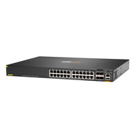 HPE Networking CX 6200F 24G Class-4 PoE 4SFP 370W - Managed - L3 - Gigabit Ethernet (10/100/1000) - Power over Ethernet (PoE) - Rack-Einbau - 1U