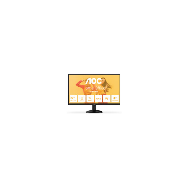 AOC Q27B35E - 27 Zoll Quad HD Monitor, 75 Hz, Adaptive Sync., HDR10 (2560x1440, HDMI 1.4, DisplayPort 1.4) schwarz - AOC Q27B35E 27" IPS Monitor - 2560x1440