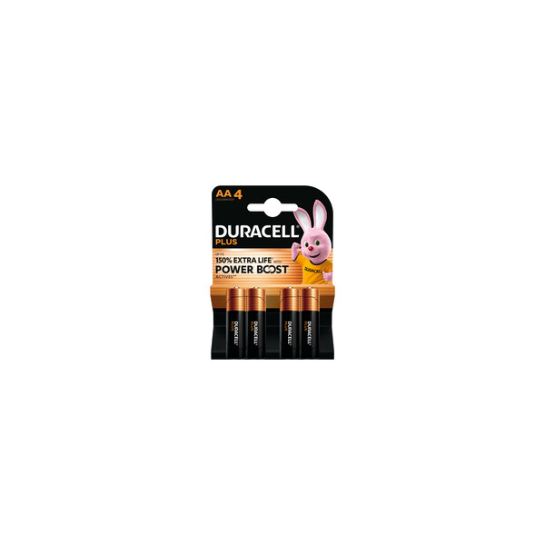 Duracell Batterie Plus - AA MN1500/LR6 Boost K4 4St. - Batterie - Mignon (AA)