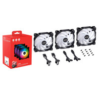 XPG Lüfter Vento 120 120mm ARGB PWM Fan 3er schwarz...