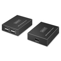 DIGITUS USB 2.0 CAT Extender, 4 Port USB-A, 150m