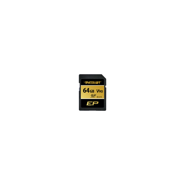 PATRIOT EP SDXC schwarz UHS-II U3 Class 10 V90 - Extended Capacity SD (SDXC)