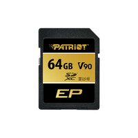 PATRIOT EP SDXC schwarz UHS-II U3 Class 10 V90 - Extended...