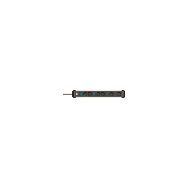 Brennenstuhl 1391030601 - 3 m - Indoor - Abgewinkelt - IP20 - Aluminium - Schwarz - Silber