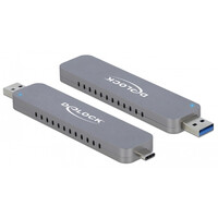Delock 42616 - SSD-Gehäuse - M.2 - M.2 - 10 Gbit/s -...