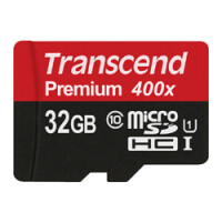 Transcend 32GB microSDHC Class 10 UHS-I - 32 GB -...