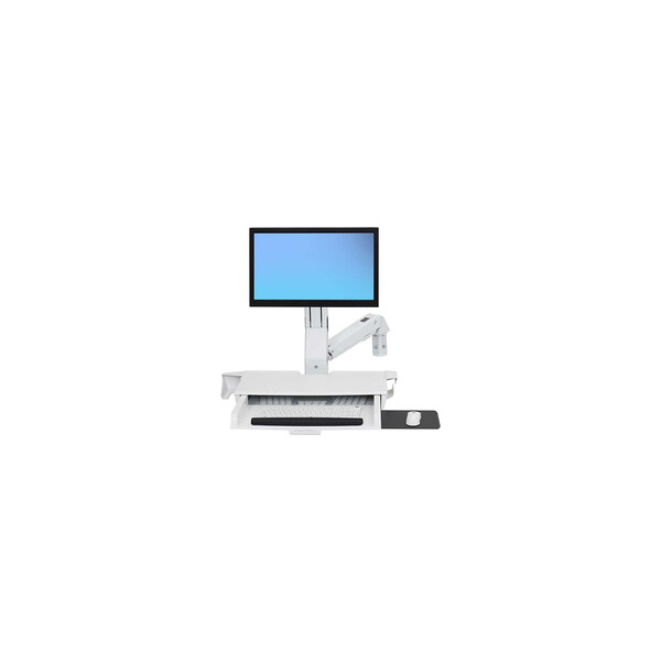 Ergotron StyleView - Multimedia-Ständer - Weiß - Aluminium - Kunststoff - PC - 14,5 kg - 61 cm (24")