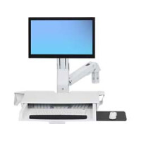 Ergotron StyleView - Multimedia-Ständer - Weiß - Aluminium - Kunststoff - PC - 14,5 kg - 61 cm (24")