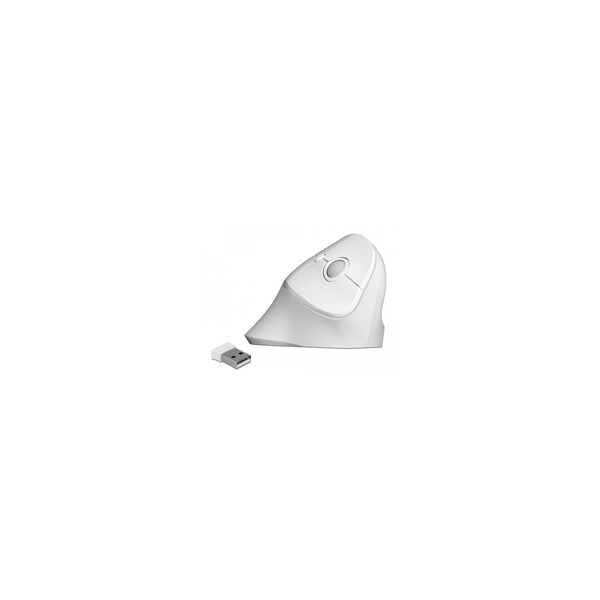 Delock 12596 - rechts - Vertikale Ausführung - RF Wireless - 1600 DPI - Weiß