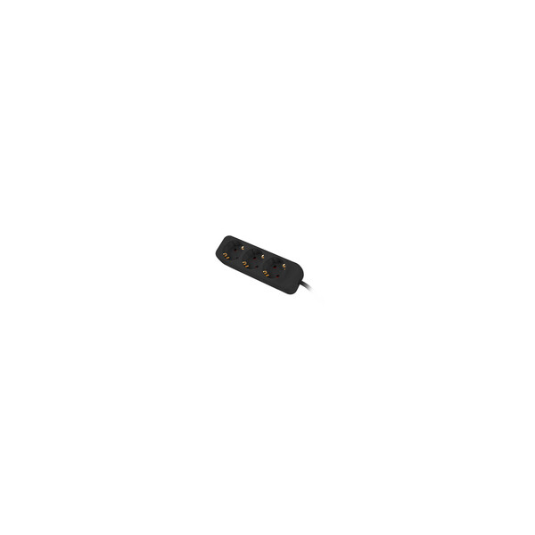 Lanberg PS0-03F-0150-BK - 1,5 m - Drinnen - Typ F - Type F (CEE 7/4) - IP20 - Schwarz