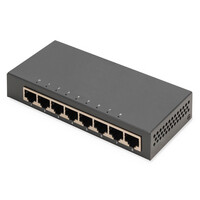 DIGITUS Switch Desktop Unmanaged Metallgehäuse - Switch - 1 Gbps