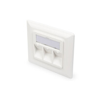 DIGITUS Leerdose für Keystone Module, Rahmen 80x80...