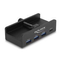 Delock Externer USB 5 Gbps 4 Port Hub 3x Type-A & 1x...