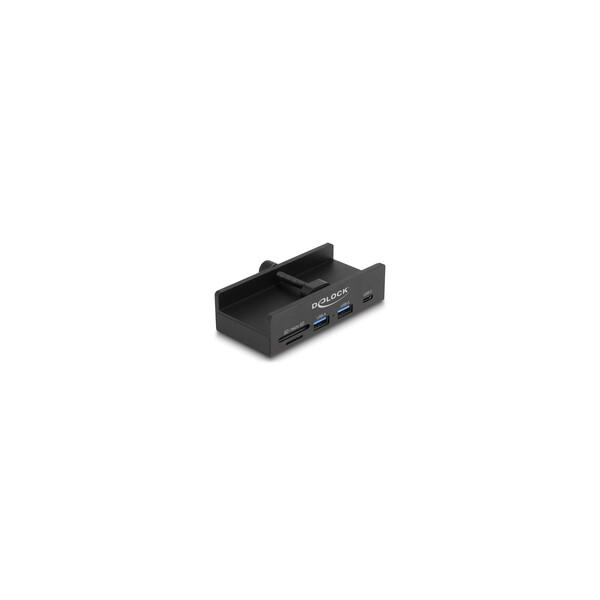 Delock Externer USB 5 Gbps Hub mit 2 x Typ-A 1 Type-C und SD - Desktop