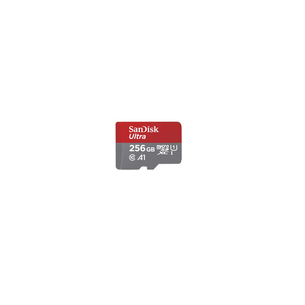 SanDisk SDSQUAC-256G-GN6FA - 256 GB - MicroSDXC - UHS-I - 150 MB/s - Magnetsicher - Schockresistent - Temperaturbeständig - Wasserdicht - Röntgensicher - Grau - Rot