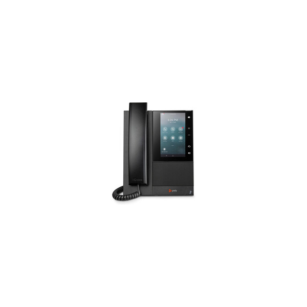 Poly CCX 500 Business-Medientelefon mit Open SIP und PoE-fähig - IP-Telefon - Schwarz - Kabelgebundenes Mobilteil - 24 Zeilen - LCD - 12,7 cm (5")