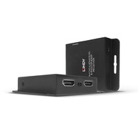 Lindy Cat.6 Hdmi 4K30 & IR Extender mit PoC & Loop Out - Kabel - Digital/Display/Video