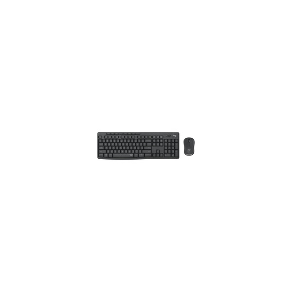 Logitech MK295 Silent - Volle Größe (100%) - Kabellos - RF Wireless - Graphit - Maus enthalten