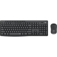 Logitech MK295 Silent - Volle Größe (100%) - Kabellos - RF Wireless - Graphit - Maus enthalten