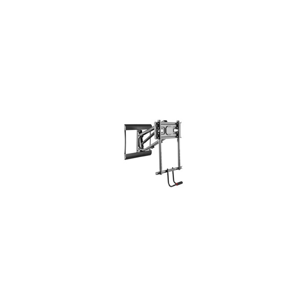 Equip 43 "-70" Pull-Down-TV-Wandhalterung - 200 x 200 mm - 600 x 400 mm - -5 - -12° - -30 - 30° - Kunststoff - Stahl - Schwarz