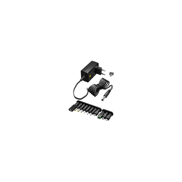 Goobay Universal-Netzteil 5 V - 15 V max. 36 W 2.4 A - inkl. 11 Adapter 7 DC-Adapter