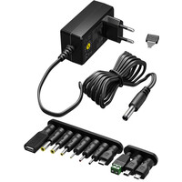 Goobay Universal-Netzteil 5 V - 15 V max. 36 W 2.4 A - inkl. 11 Adapter 7 DC-Adapter
