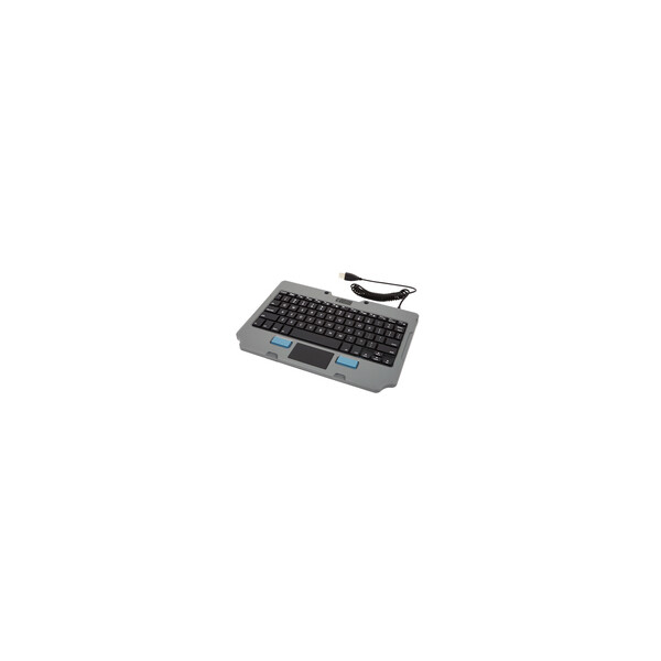 Gamber-Johnson 7160-1449-00 - QWERTY - US Englisch - Touchpad - Gamber Johnson - Schwarz - Grau - Polycarbonat (PC) - Gummi