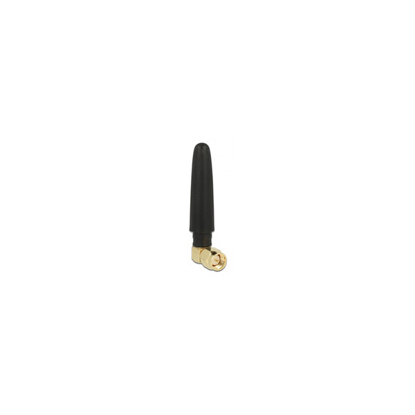 Delock LTE Antenne SMA St 90° omnidirektional starr sw - Omnidirektional - 2 dB