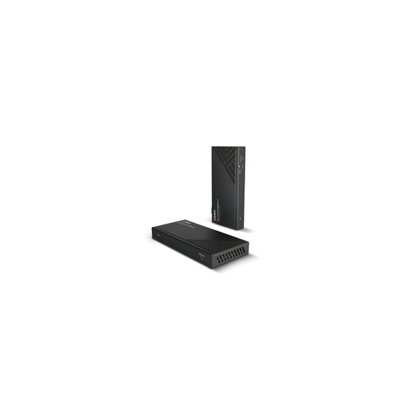 Lindy 39385 - Sender und Empfänger - Kabelgebunden - 150 m - Cat6 - 3840 x 2160 Pixel - 60 Hz