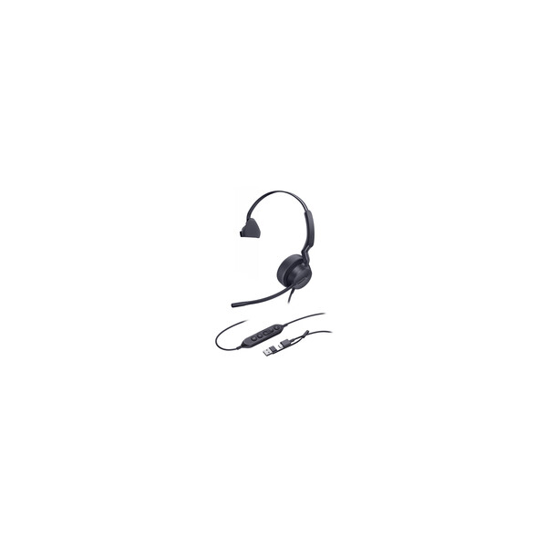 Yealink Headset UH42 Mono UC USB-C/A - Headset - 20 KHz